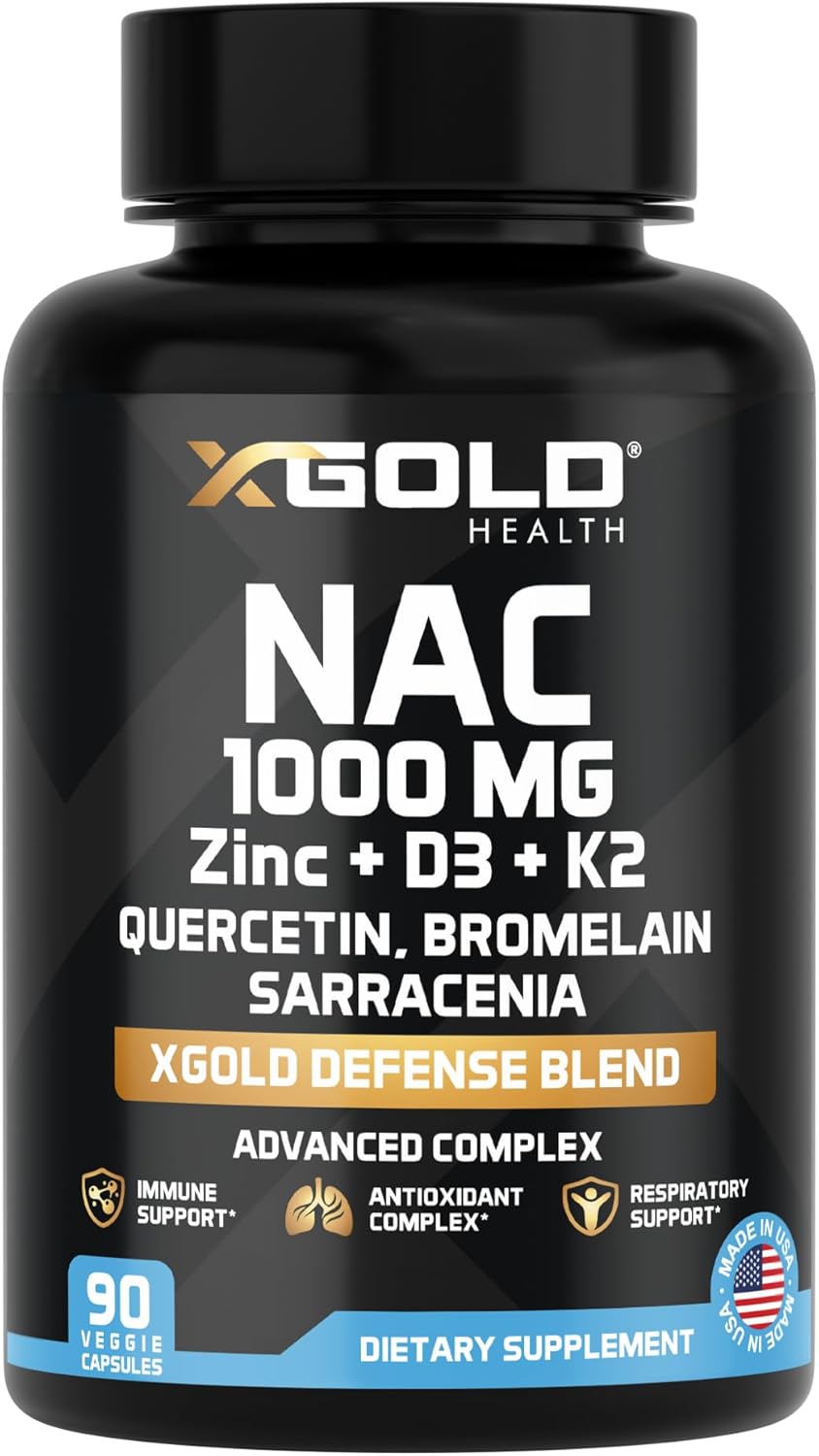 XGold Health NAC 1000mg + Quercetin